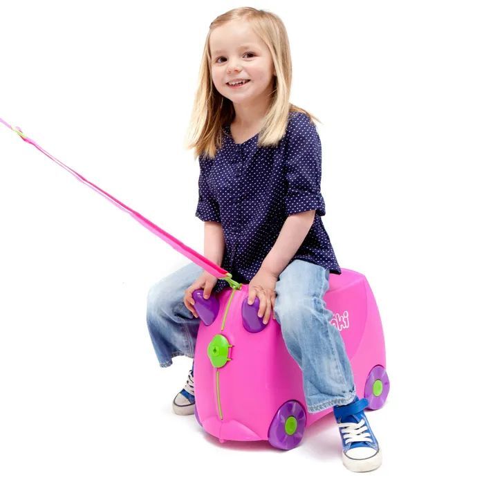 Чемодан-каталка Trunki Trixi TRU-P061, ручная кладь, 46х31х21 см, 1.7 кг, розовый