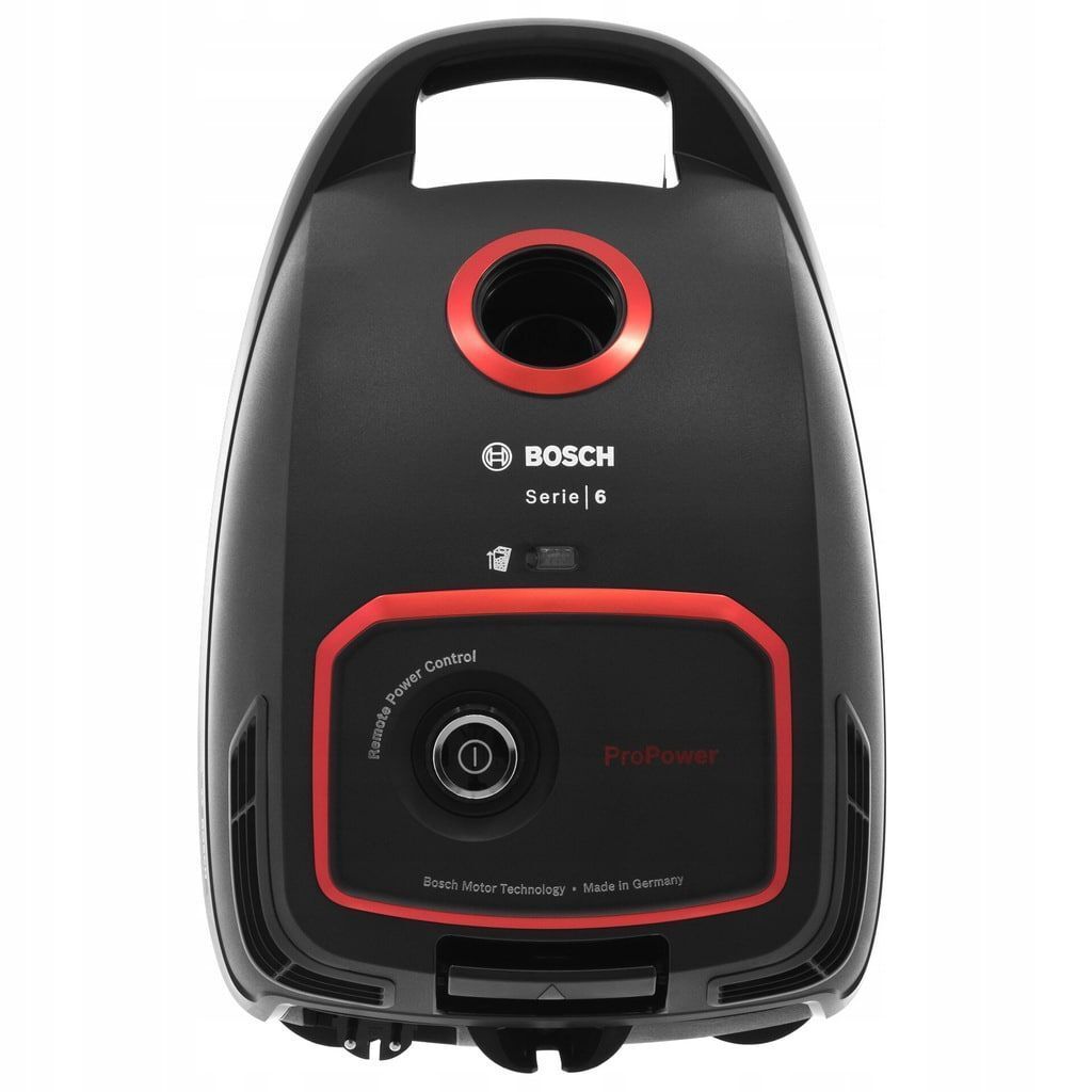 Пылесос Bosch BGL6POW1, черный/красный