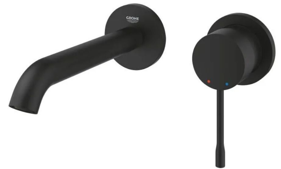 Встраиваемый смеситель для раковины Grohe Essence M 29192KF1 черный