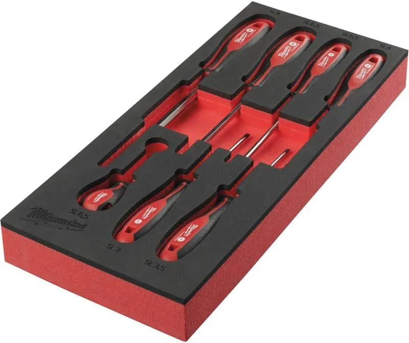 Вкладыш пенопластовый с отвертками (7 шт) Milwaukee 4932492395