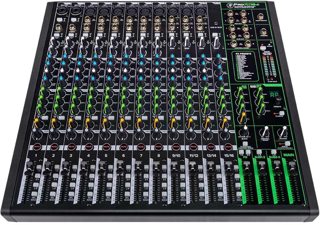 Mackie ProFX16v3 16-канальный микшер с процессором эффектов и USB