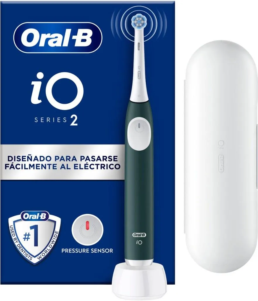 Электрическая зубная щётка Oral-B iO Series 2 Forest Green, с зарядной станцией
