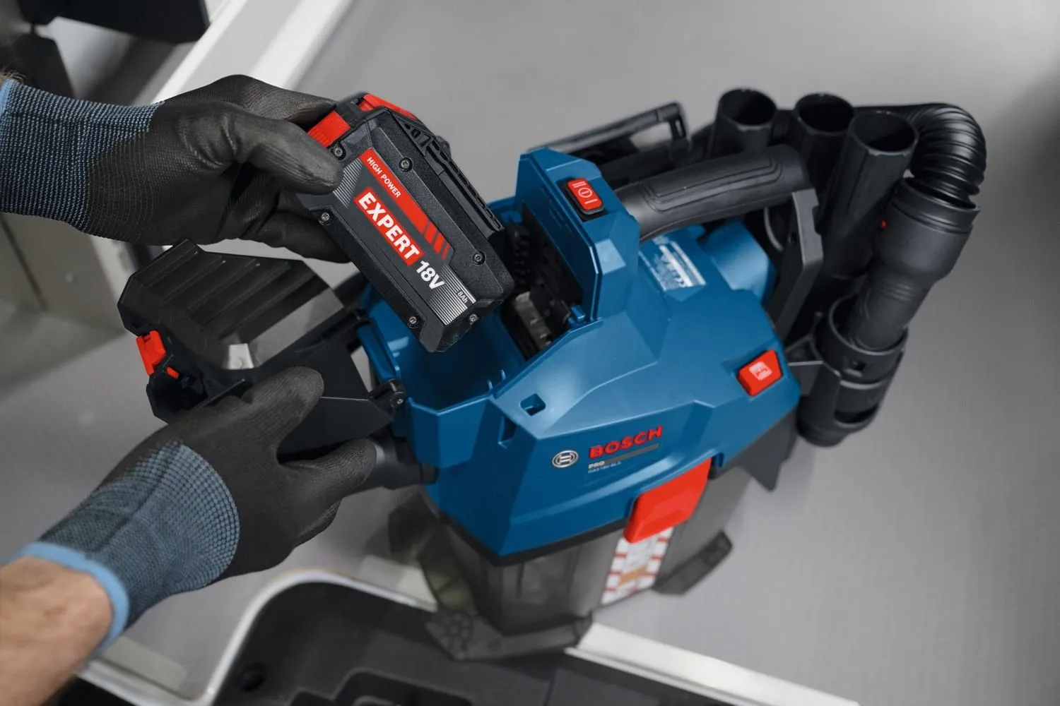 Аккумуляторный пылесос класса L Bosch GAS 18V-6 LS Professional 06019K2100
