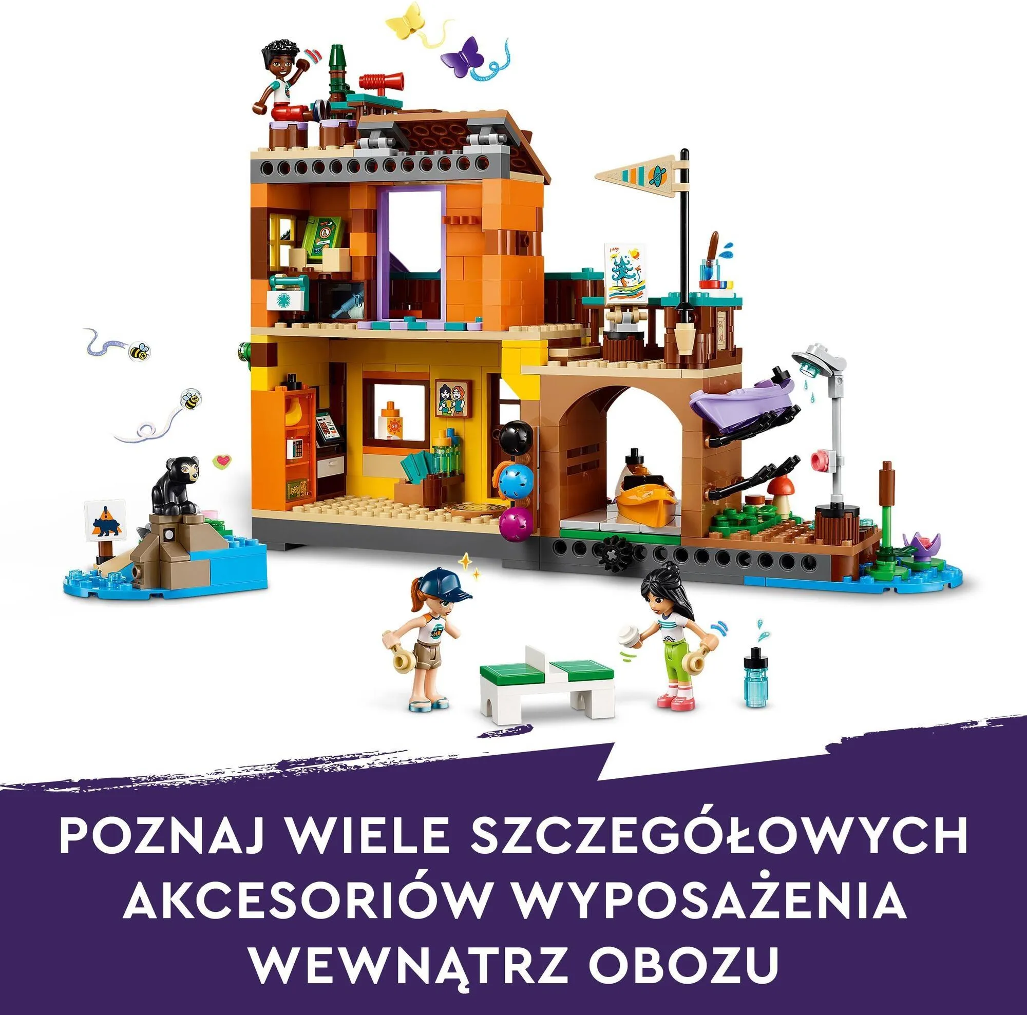 Конструктор LEGO Friends 42626 Водные виды спорта в кемпинге