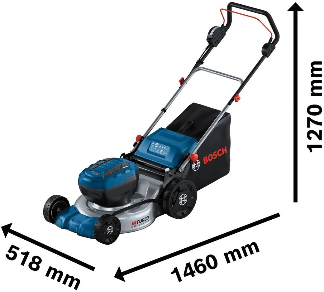 Газонокосилка аккумуляторная Bosch GRA 18V2-46 Professional 06008C8000
