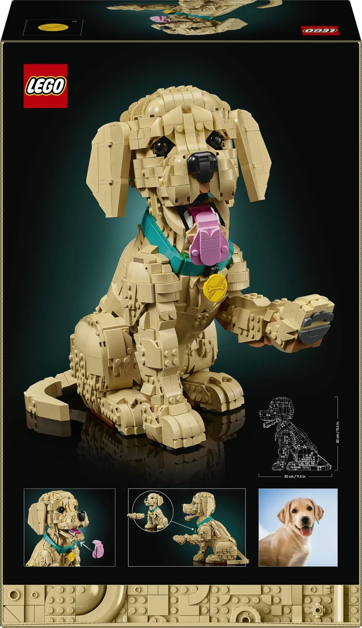 Конструктор LEGO Icons 11384 Щенок золотистого ретривера