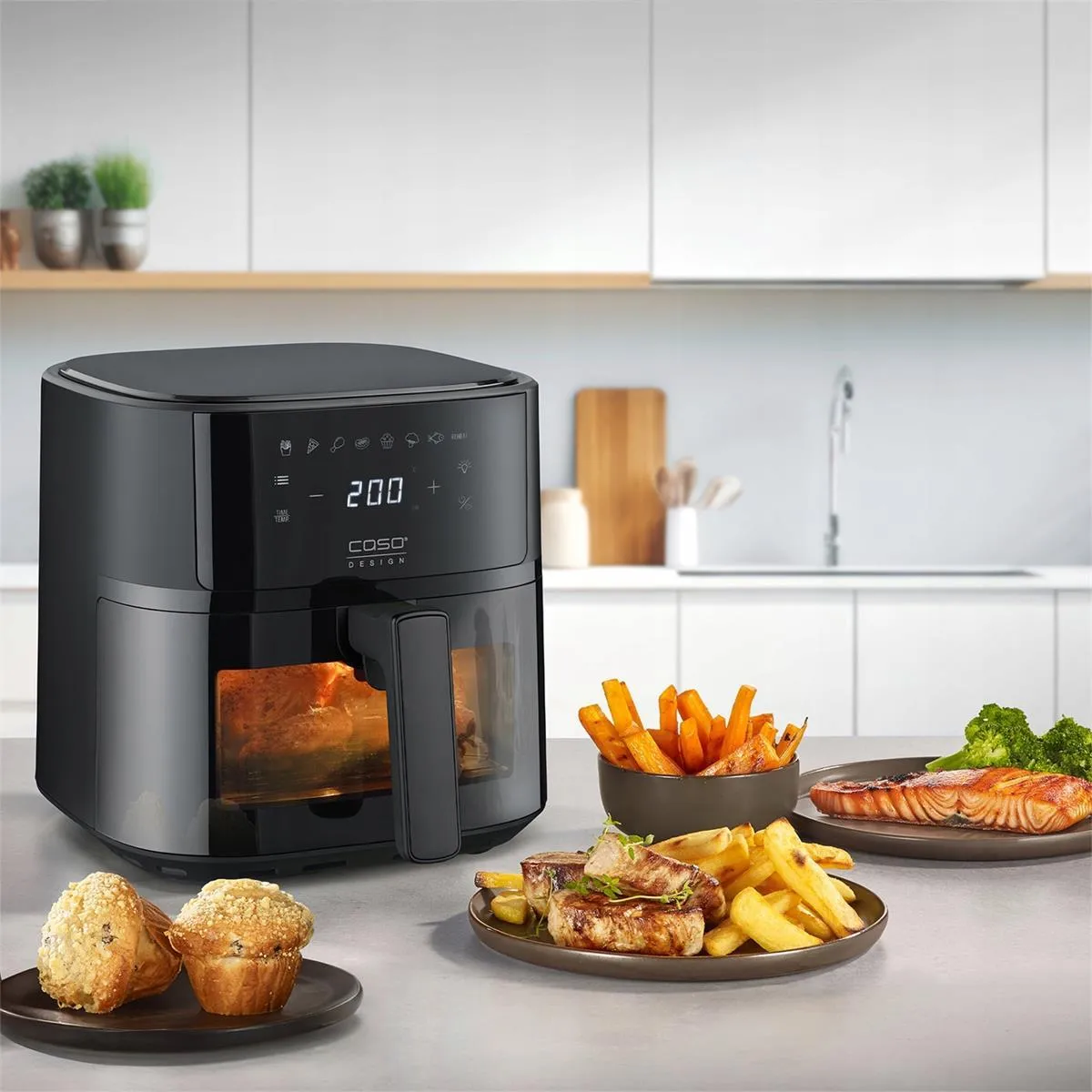 Аэрогриль CASO AirFry 6.0, черный