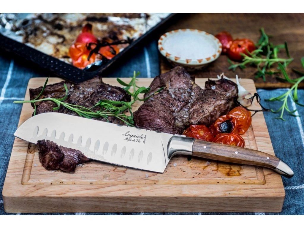 Нож Laguiole Santoku Olive (707004)
