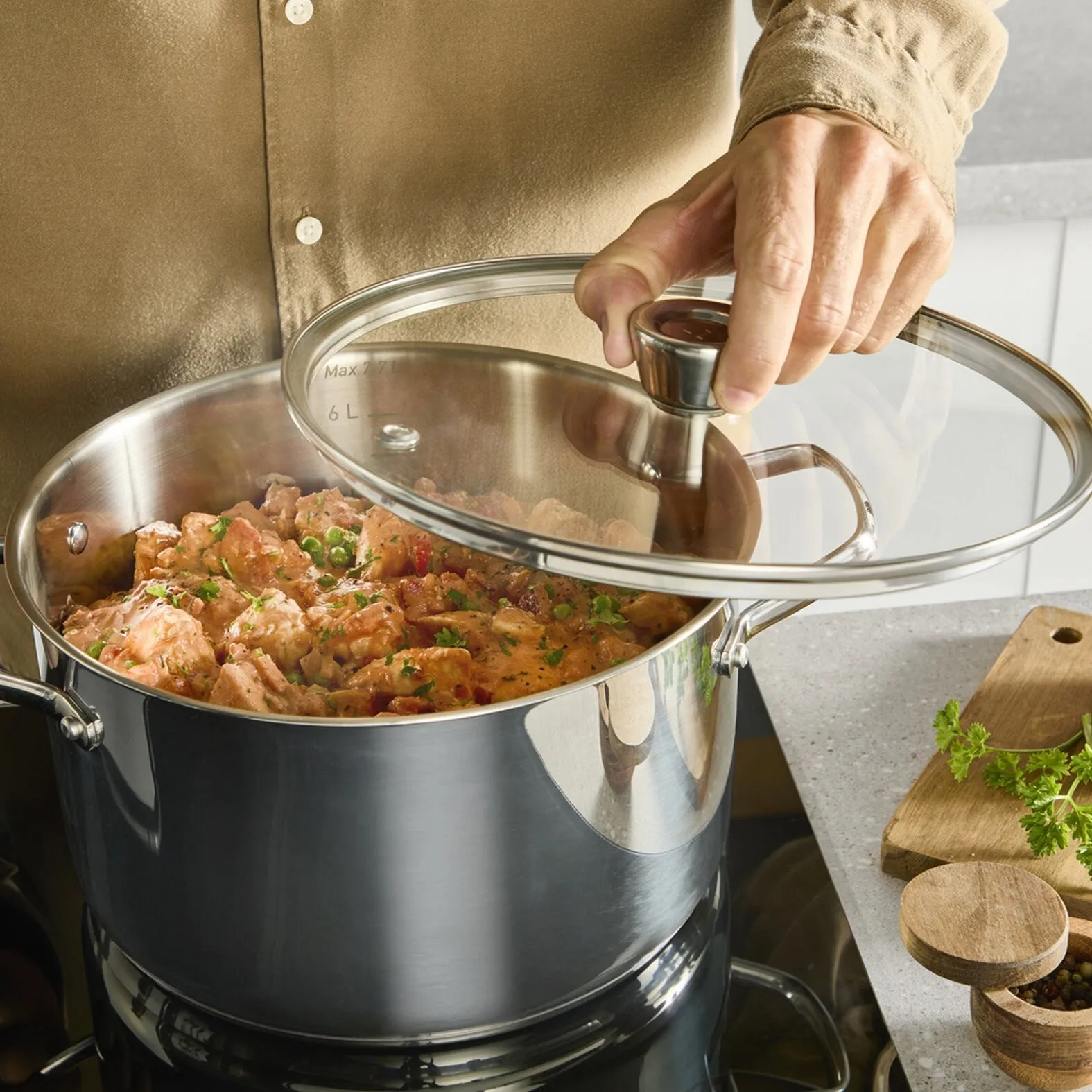 Кастрюля Tefal Space+ Emotion+ 11,4 л E3366955