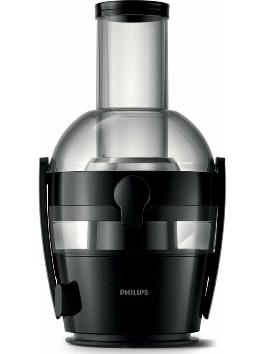 Центробежная соковыжималка Philips HR1855/70 Viva Collection, чернильно-черный