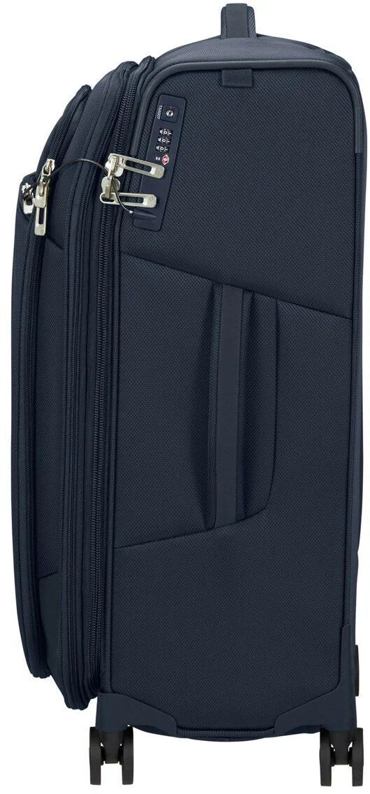 Чемодан Samsonite, 92 л, размер L, синий