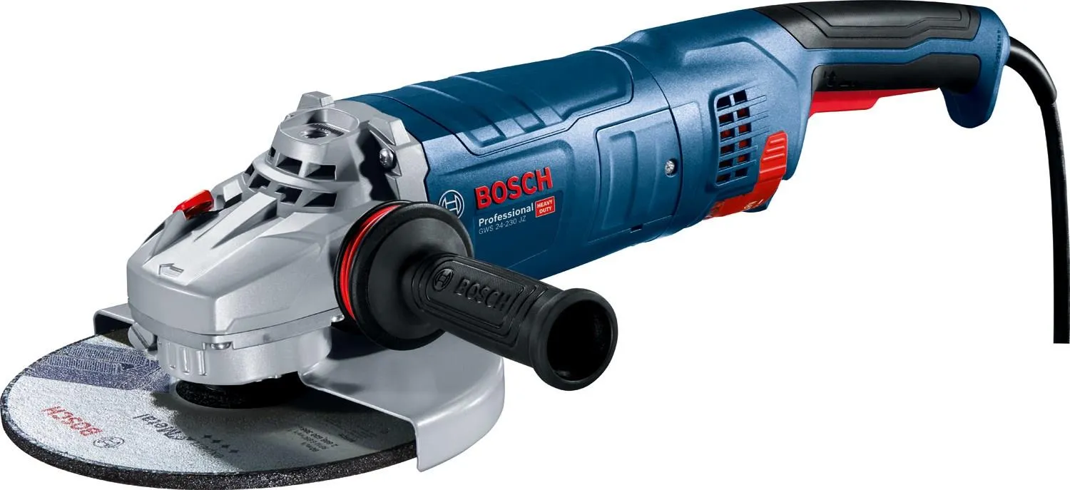 Угловая шлифовальная машина сетевая Bosch GWS 24-180 JZ Professional 06018C2300