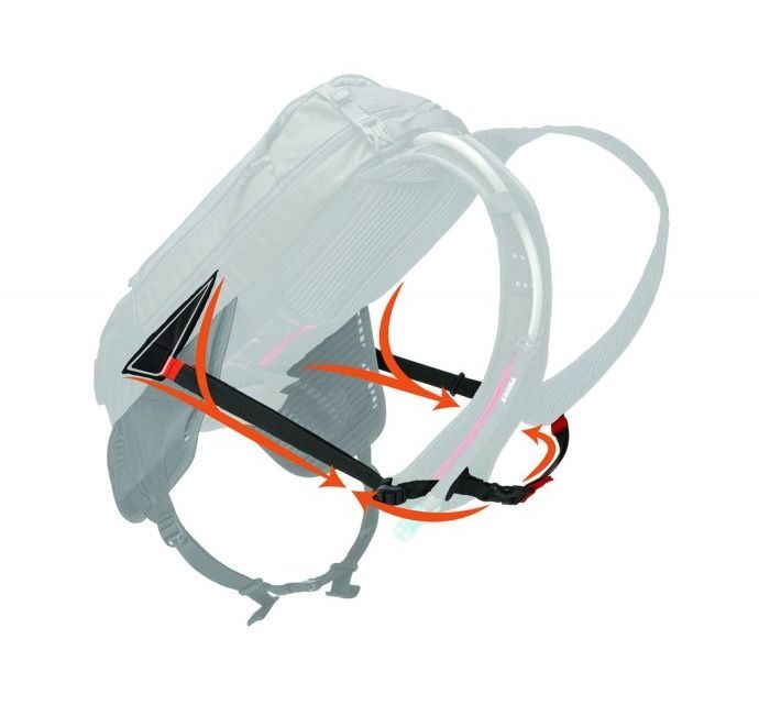 Велорюкзак с гидратором Thule Rail Bike Hydration Pack 12L Obsidian (3203797)