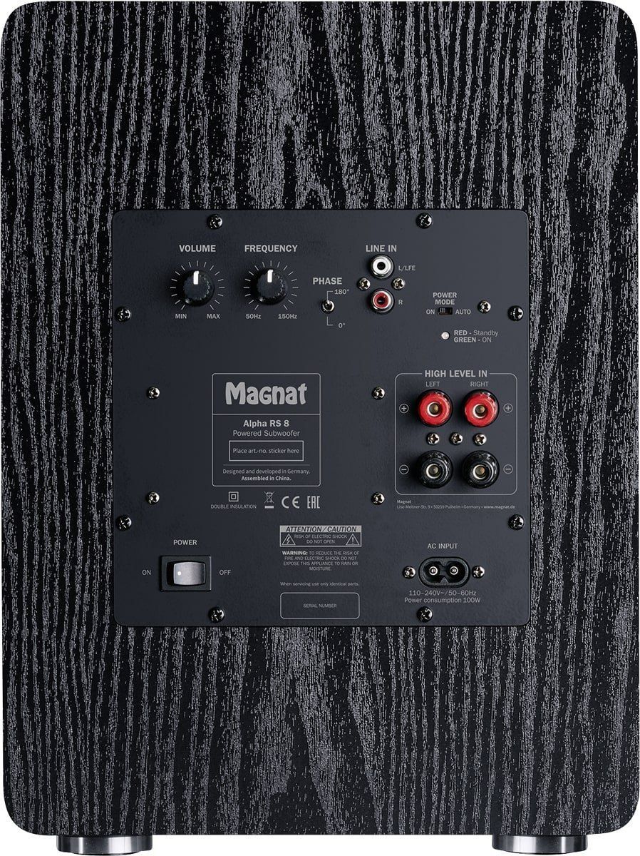 Сабвуферы активные Magnat Alpha RS 8 black