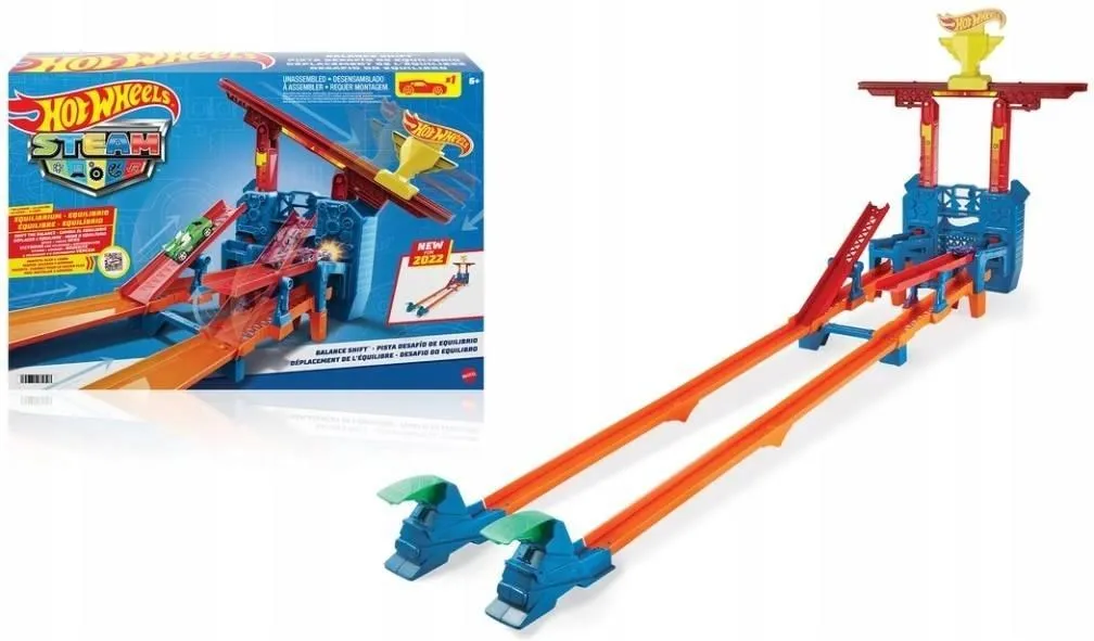 Игрушечный трек Hot Wheels Steam Tory Launcher Kit Challenge Auto HDY48