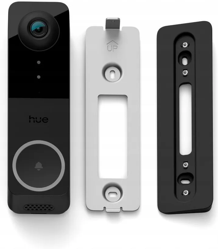 Проводной видеодверной звонок PHILIPS Hue Secure черный 929003816501