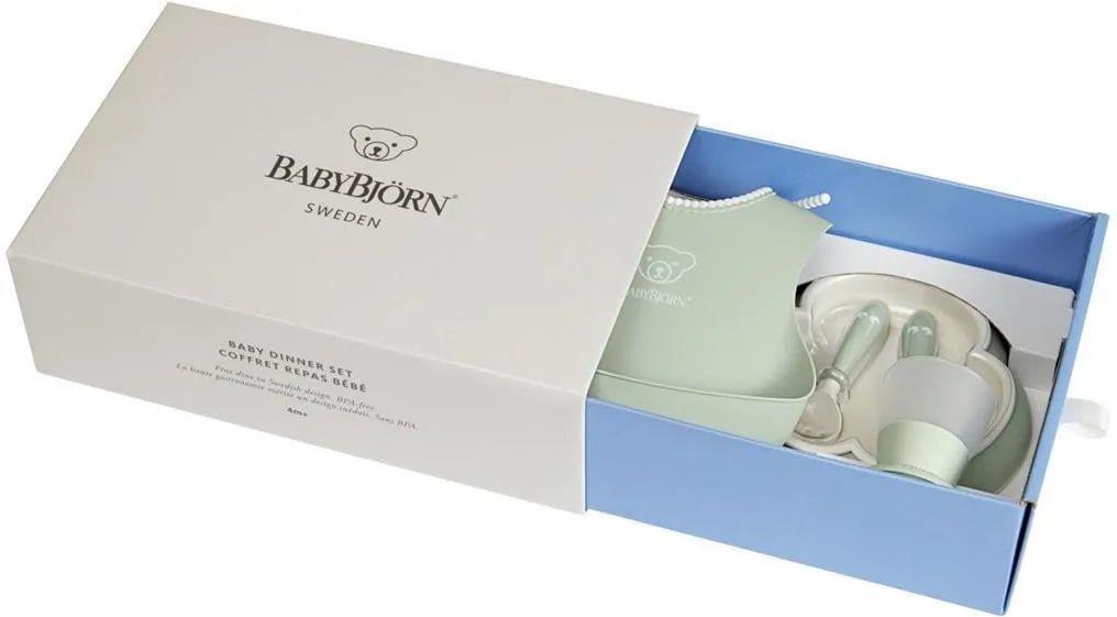 Посуда BabyBjorn Dinnerware Set 8пр Powder Green