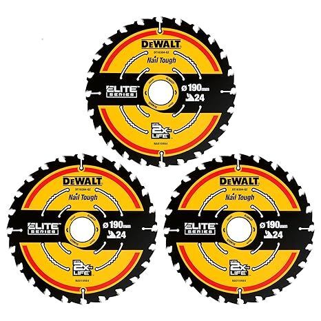 Набор пилных дисков Dewalt DT10399-QZ, 190х30см, 24 (3шт)