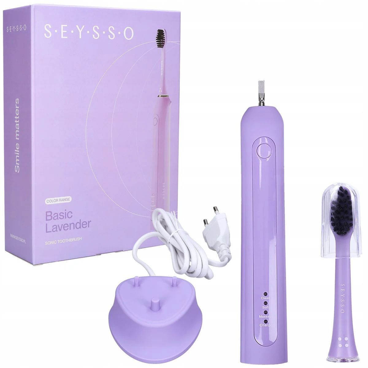 Электрическая зубная щетка Seysso Basic lavender