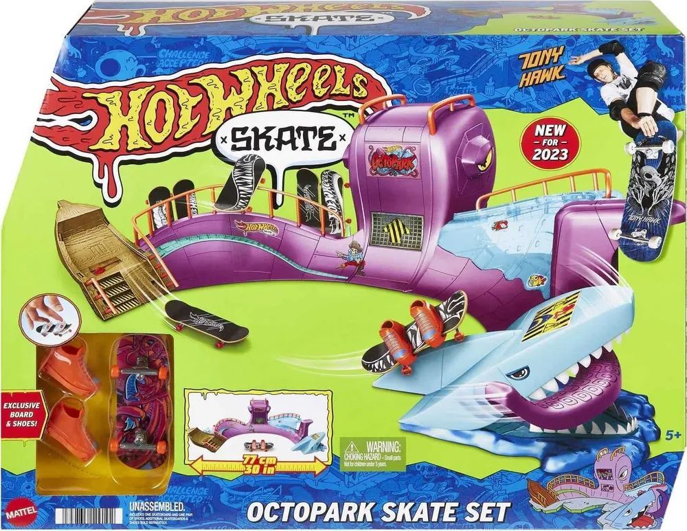 Игровой набор для скейтборда Hot Wheels Skate Octopack HMK01
