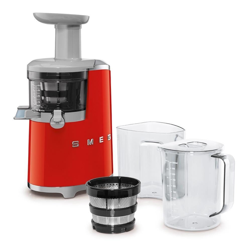 Шнековая соковыжималка Smeg SJF01, красный