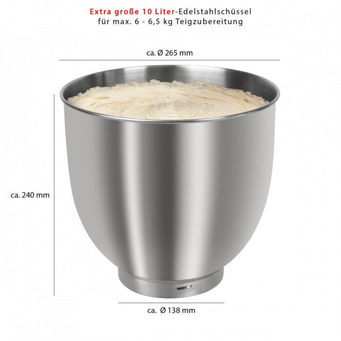 Кухонный комбайн Clatronic KM 3765 titan