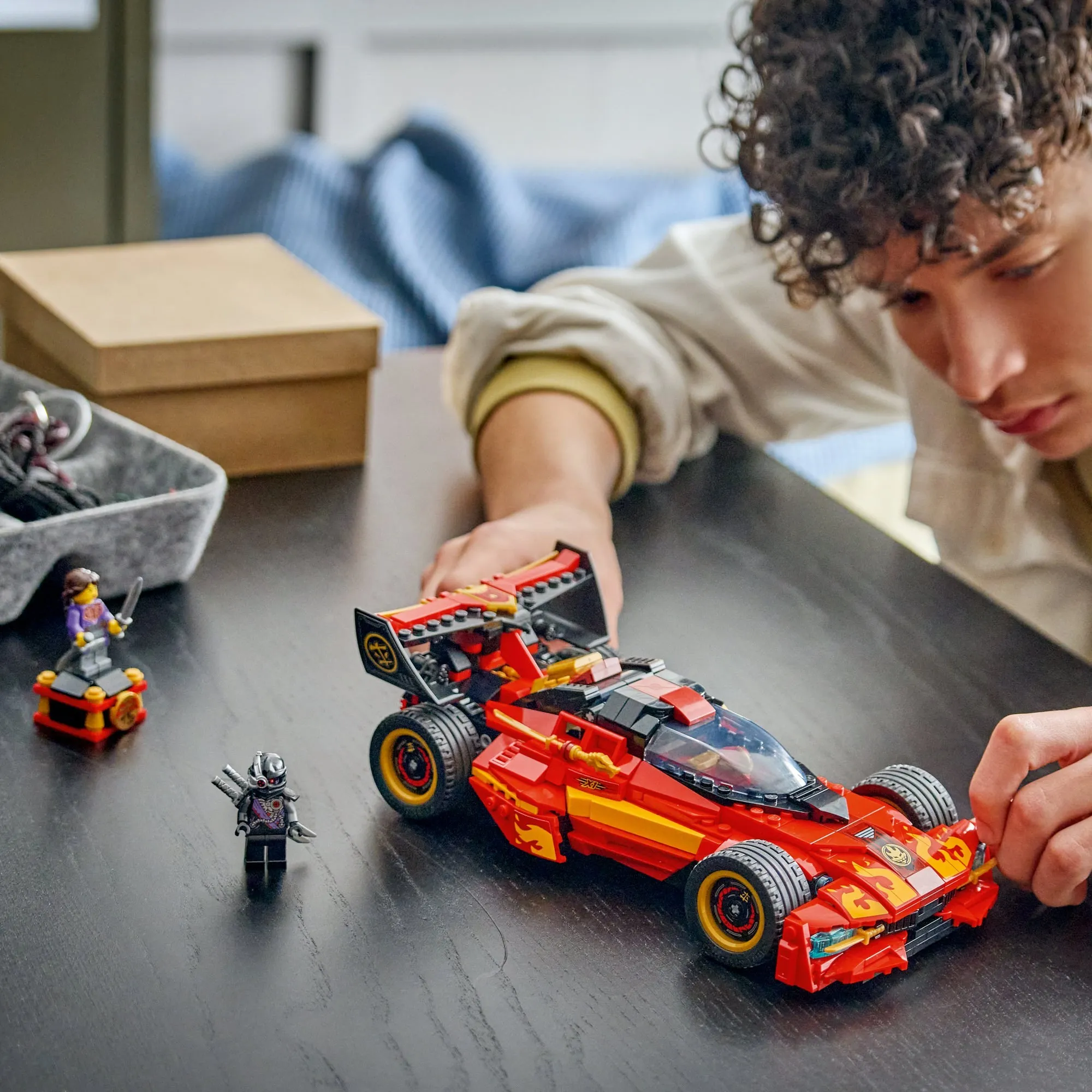 Конструктор LEGO NINJAGO 71867 Ниндзя-преследователь X-1 — 15-летие
