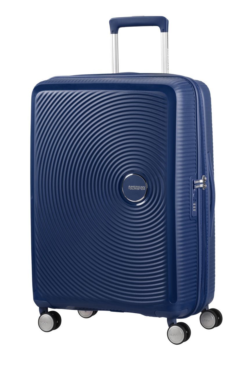 American Tourister Soundbox 67 см Чемодан темно-синий 67л