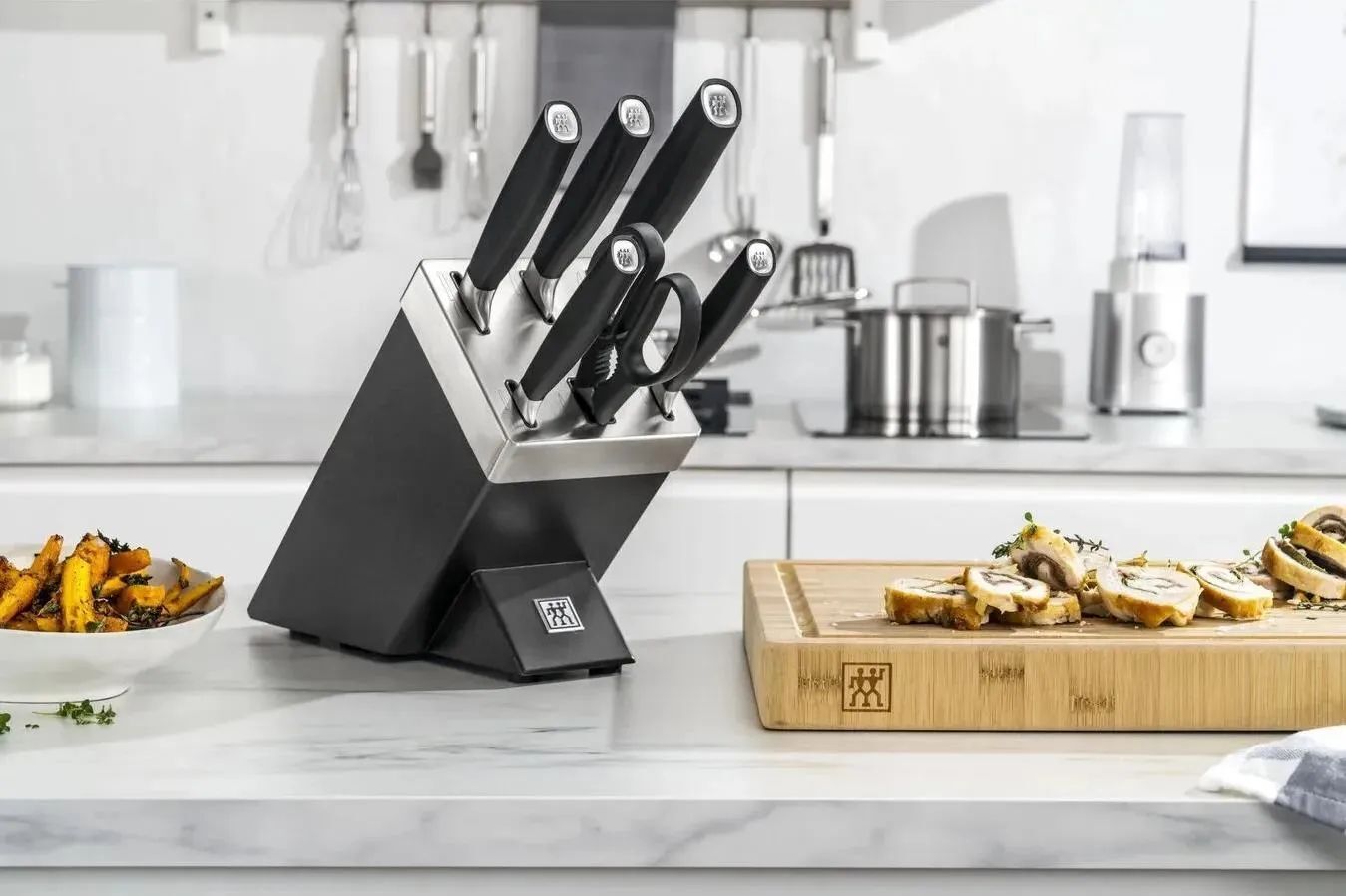 Набор из 5 ножей в блоке + ножницы Zwilling All Star (337805000) черный