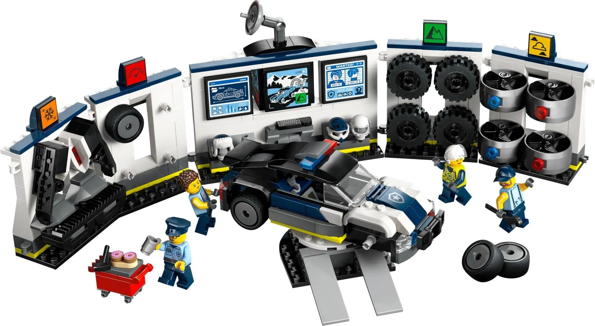 Конструктор LEGO City 60457 Полицейская тюнинг-мастерская