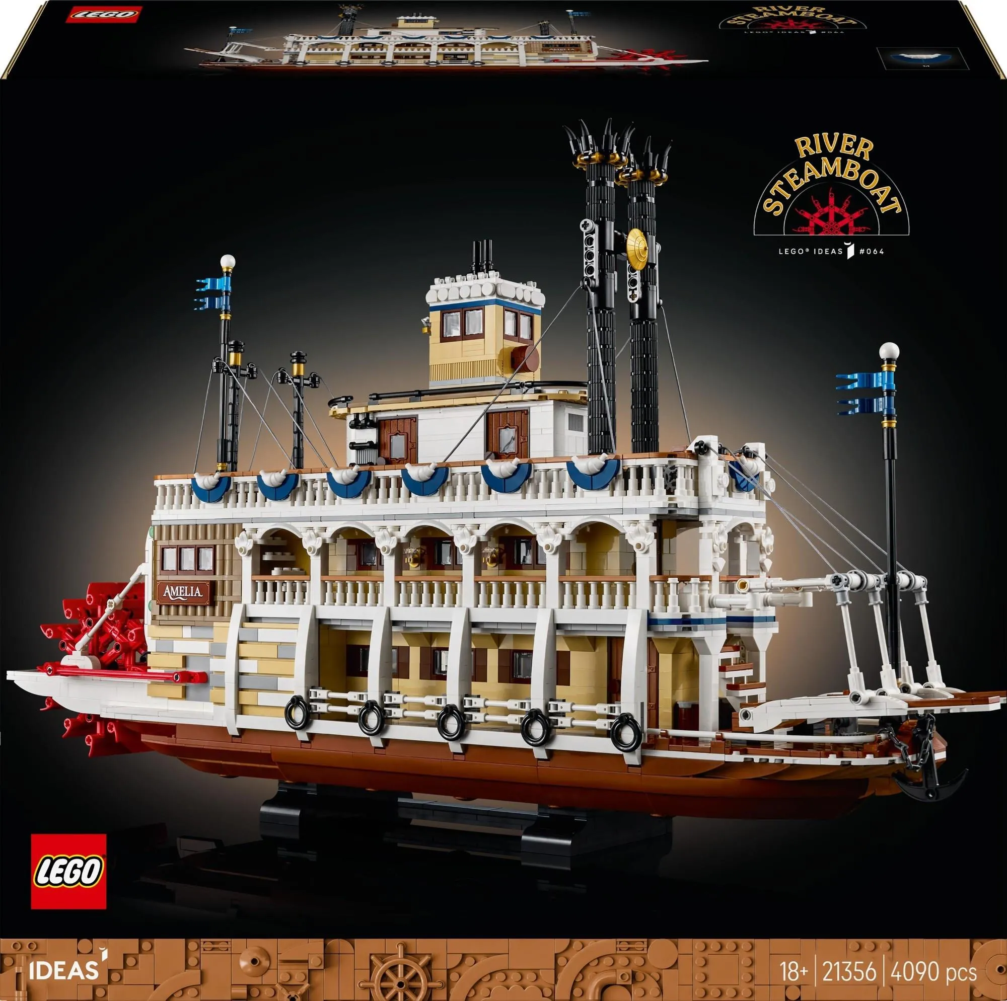 Конструктор LEGO Ideas 21356 Речной пароход