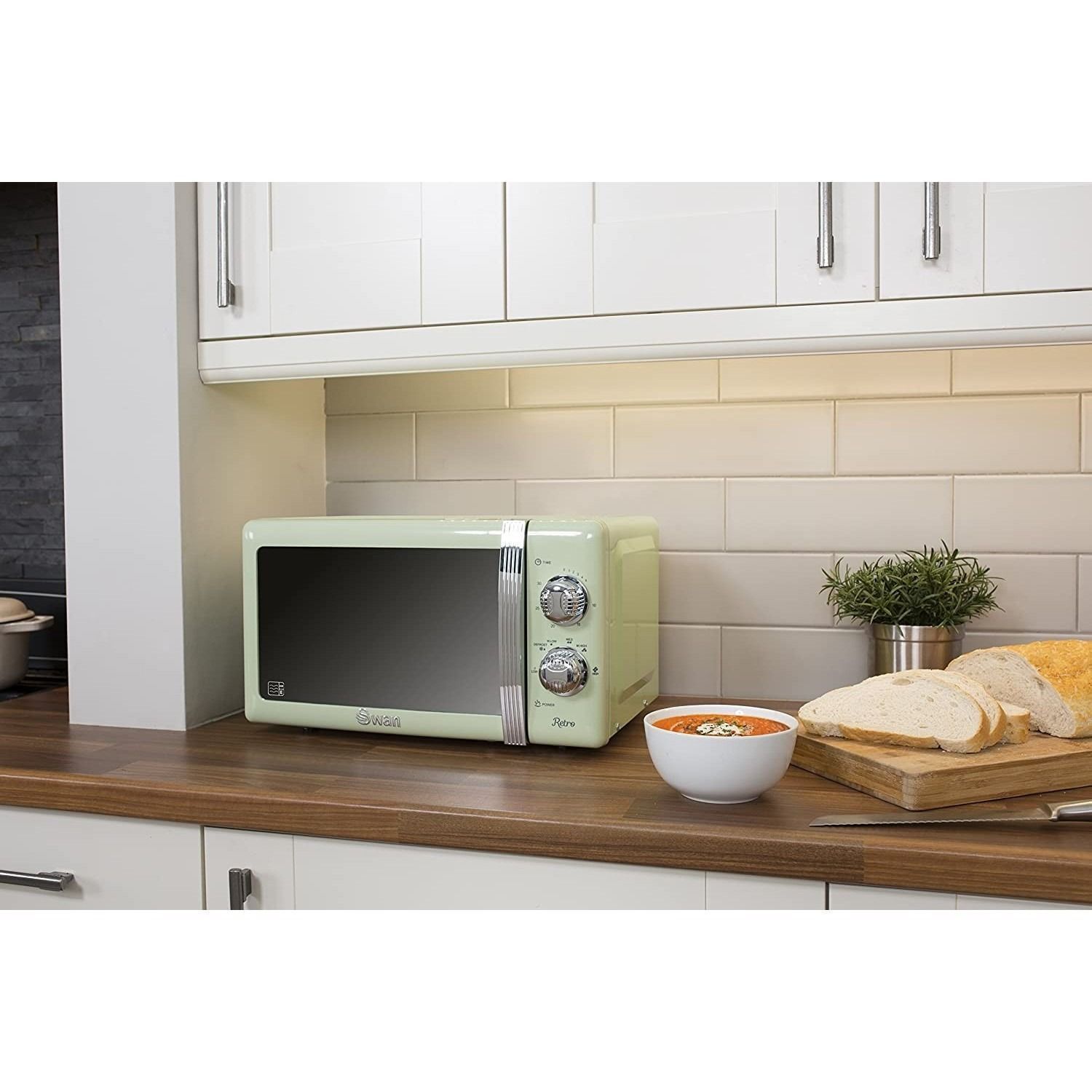 SWAN RETRO GREEN микроволновая печь 20 Л 800 Вт