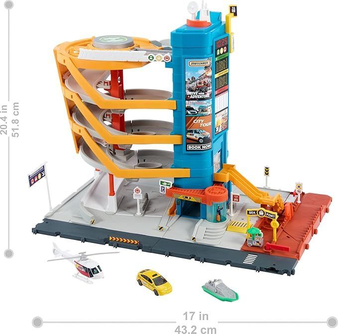 Игровой набор Mattel Matchbox Action Водители Транспортный центр Real Adventures HXL47