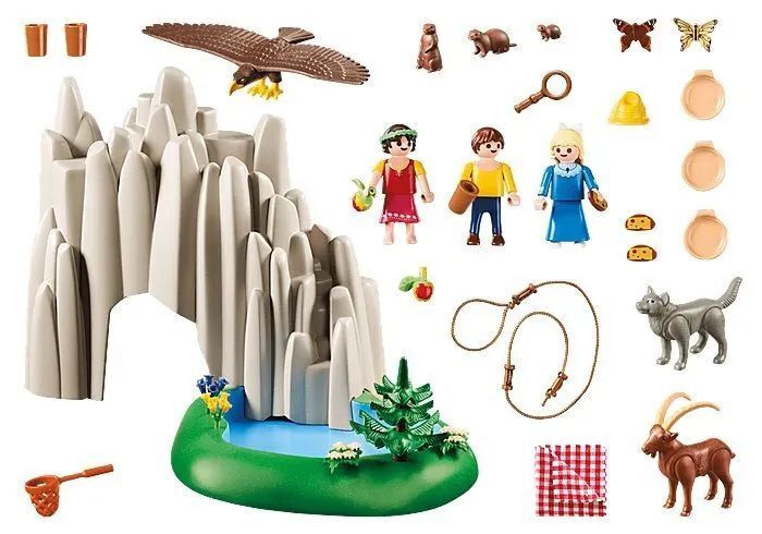 Конструктор Playmobil Heidi 70254 Кристальное озеро, 74 дет.