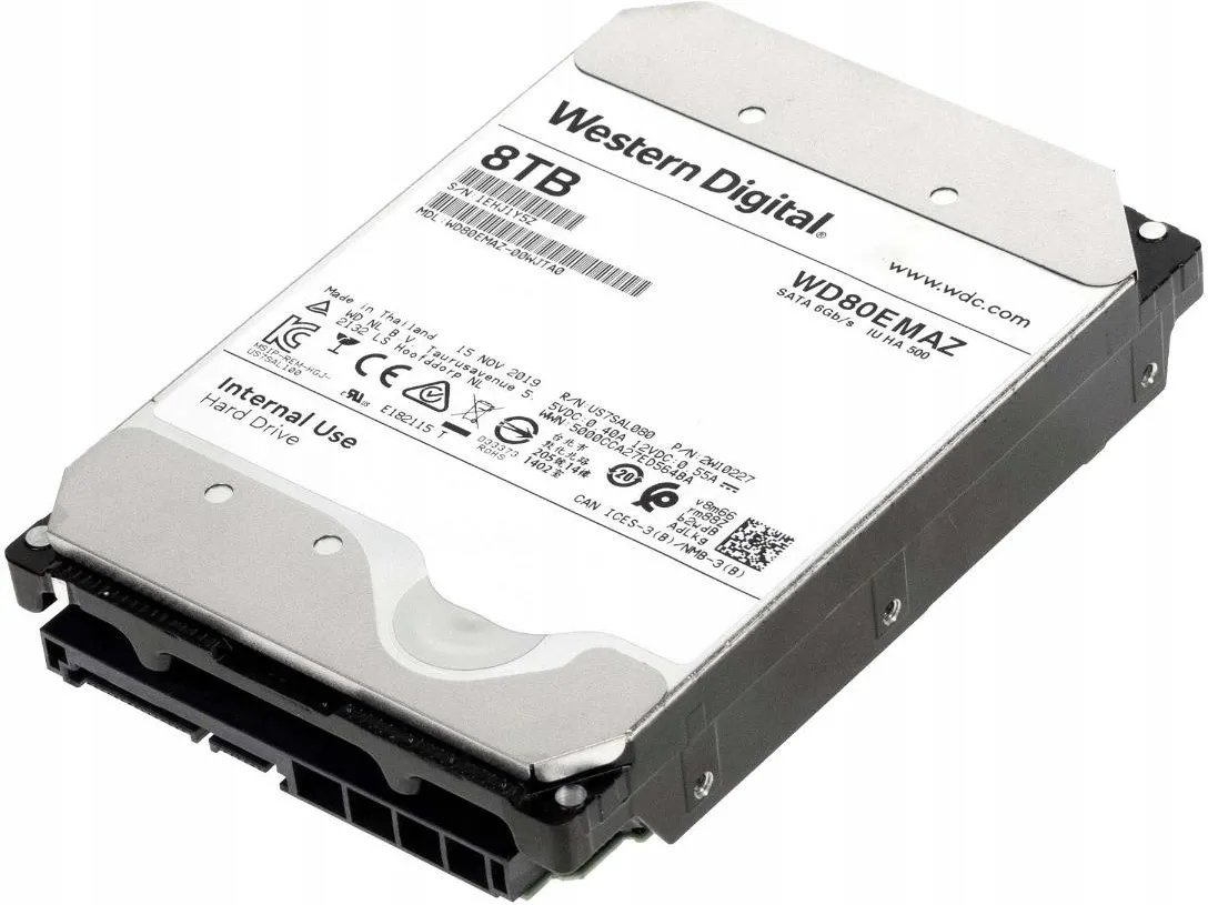 Жёсткий диск WD WD80EMAZ 8TB 3.5" SATA III 5400RPM
