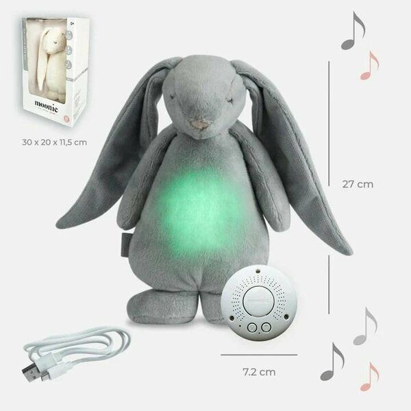 Ночник игрушка кролик Moonie HUMING BUNNY, cloud