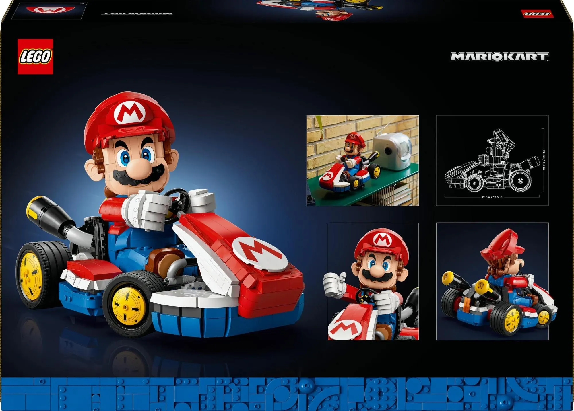 Конструктор LEGO Super Mario 72037 Mario Kart: стандартный карт Марио