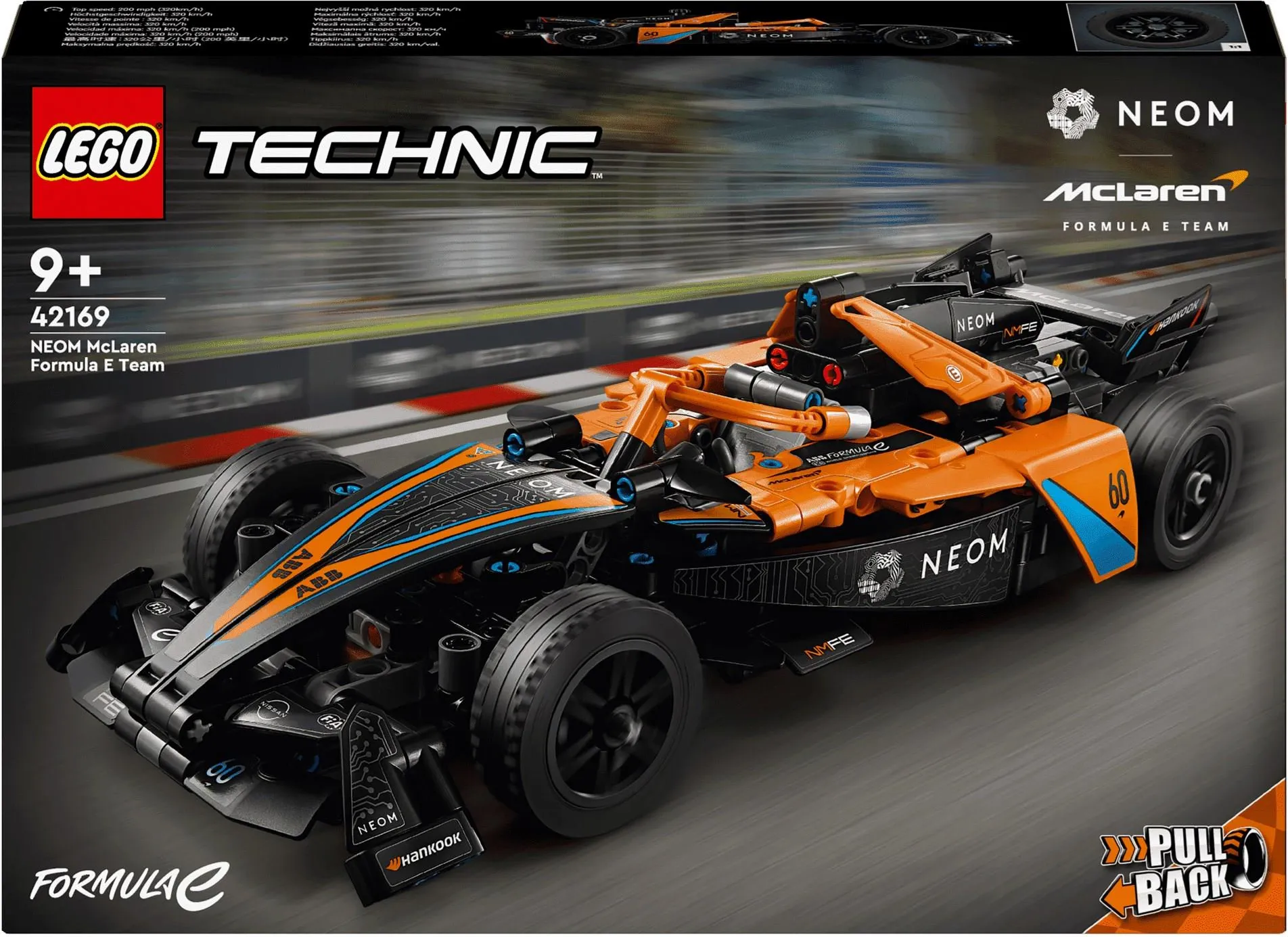 Конструктор LEGO Technic 42169 Гоночный автомобиль NEOM McLaren Formula E Race Car