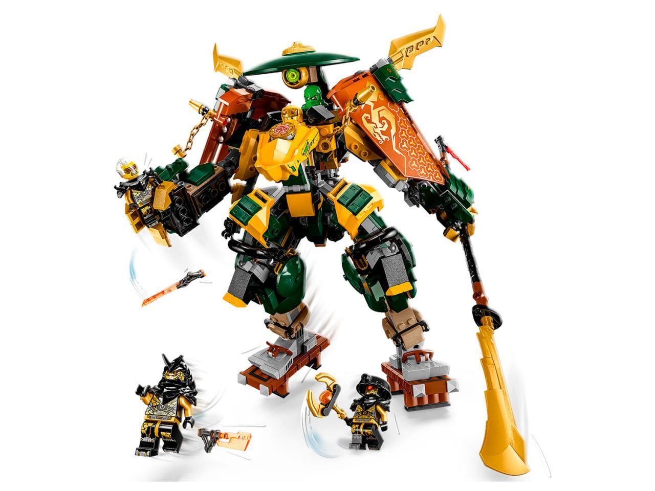 LEGO Ninjago 71794 Роботы команды ниндзя Ллойда и Арин