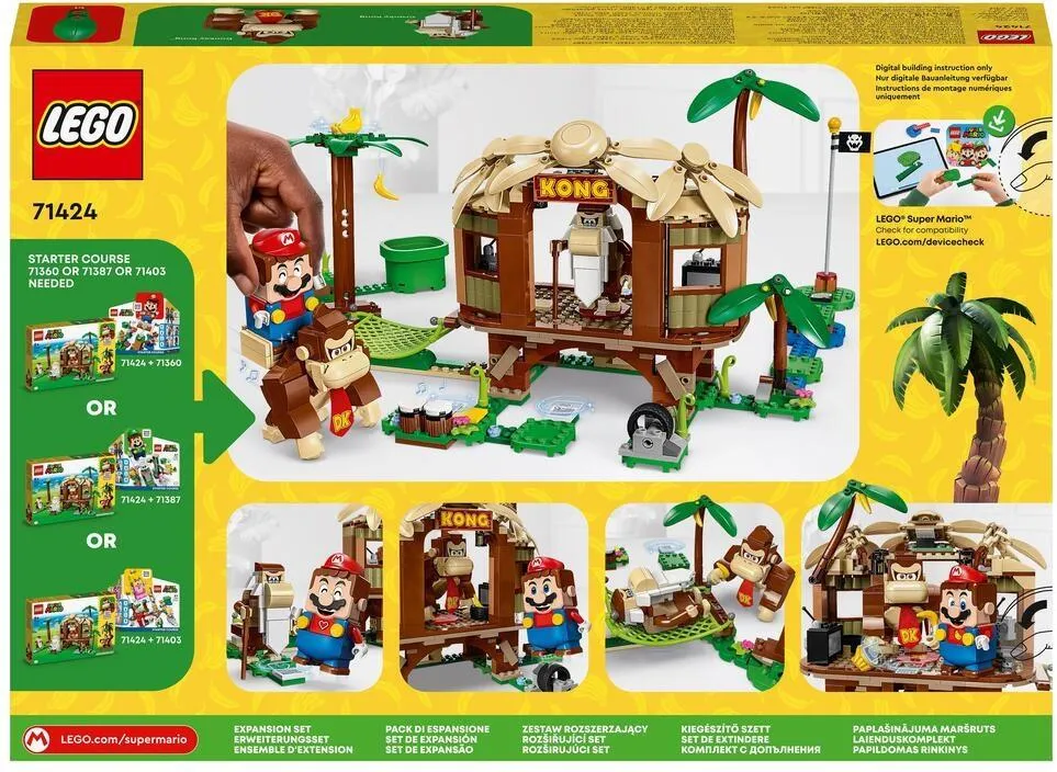 LEGO Super Mario 71424 Домик на дереве Донки Конга — набор расширения