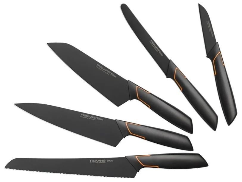 Набор FISKARS Edge 1003099, 5 ножей с подставкой