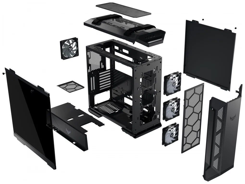 Корпус ASUS GT501/GRY/WITH HANDLE