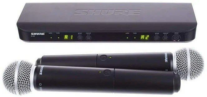 SHURE BLX288E/B58 M17 вокальная двухканальная радиосистема с ручными передатчиками Beta58