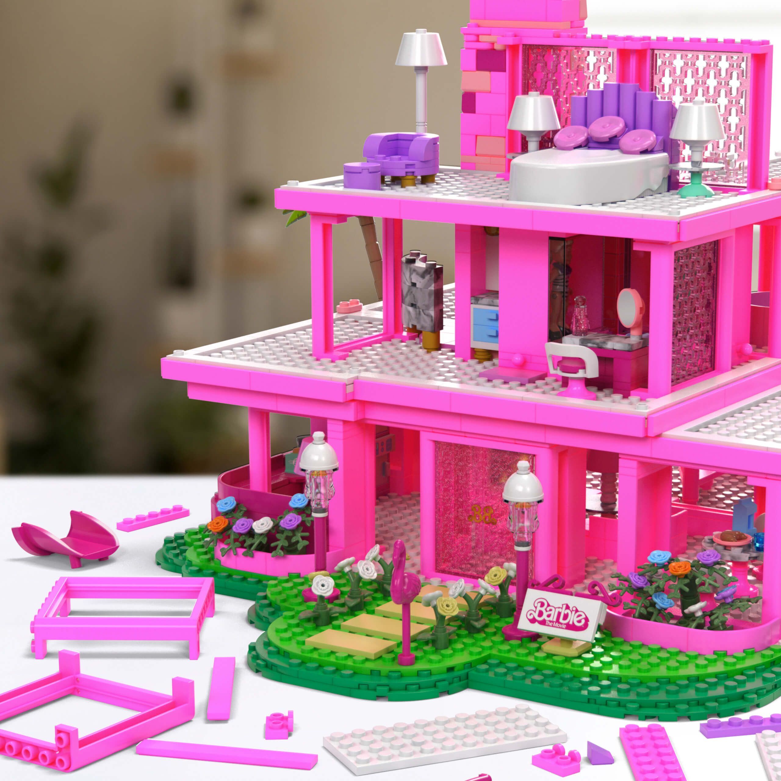 Конструктор MEGA Barbie The Movie Replica Dreamhouse Building Kit (HPH26)
