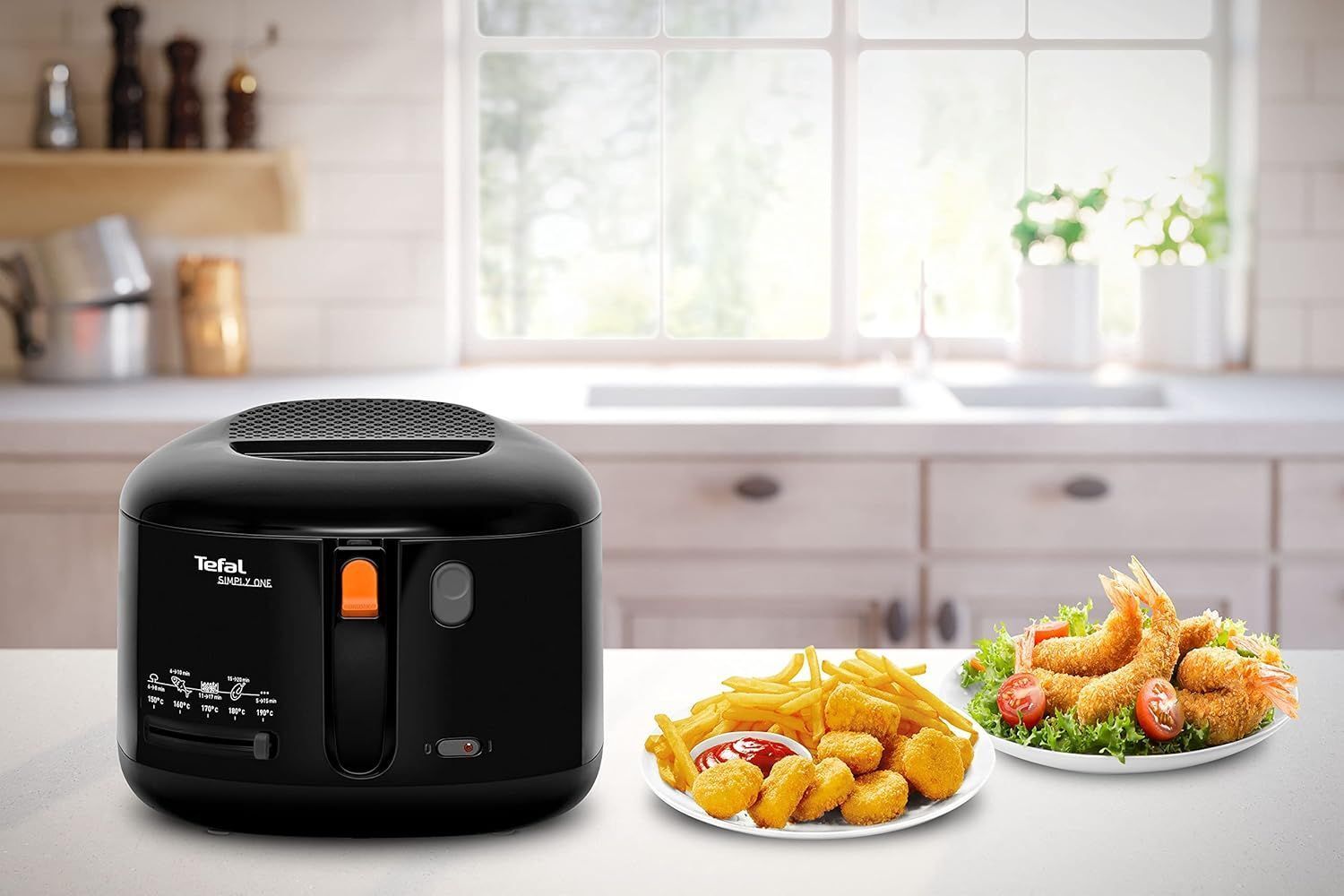 Фритюрница Tefal Simply One, Черный, XL ‎FF1608