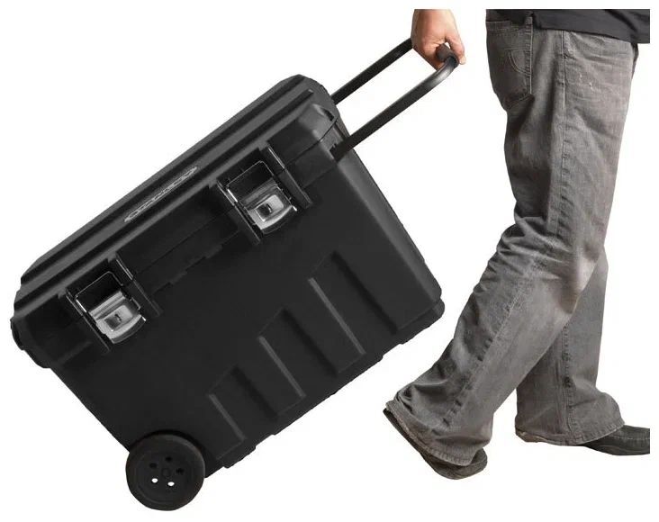 Ящик-тележка STANLEY 1-92-978 Mobile Job Chest, 76.8x49x47.6 см, черный