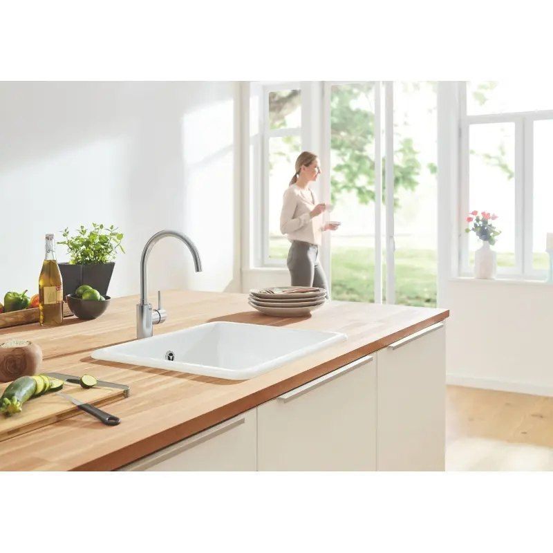 Смеситель для кухни (мойки) Grohe Concetto 32661DC3 супер сталь