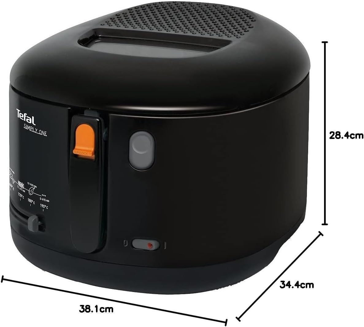 Фритюрница Tefal Simply One, Черный, XL ‎FF1608