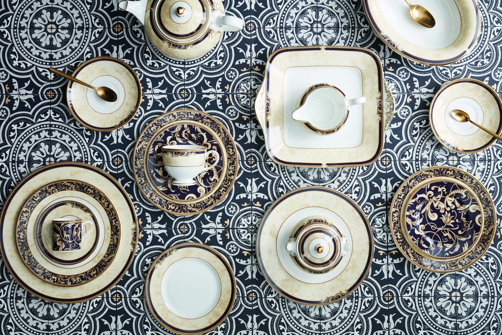 Набор из 2 чашек с блюдцами Wedgwood Cornucopia, 140 мл (1054466)