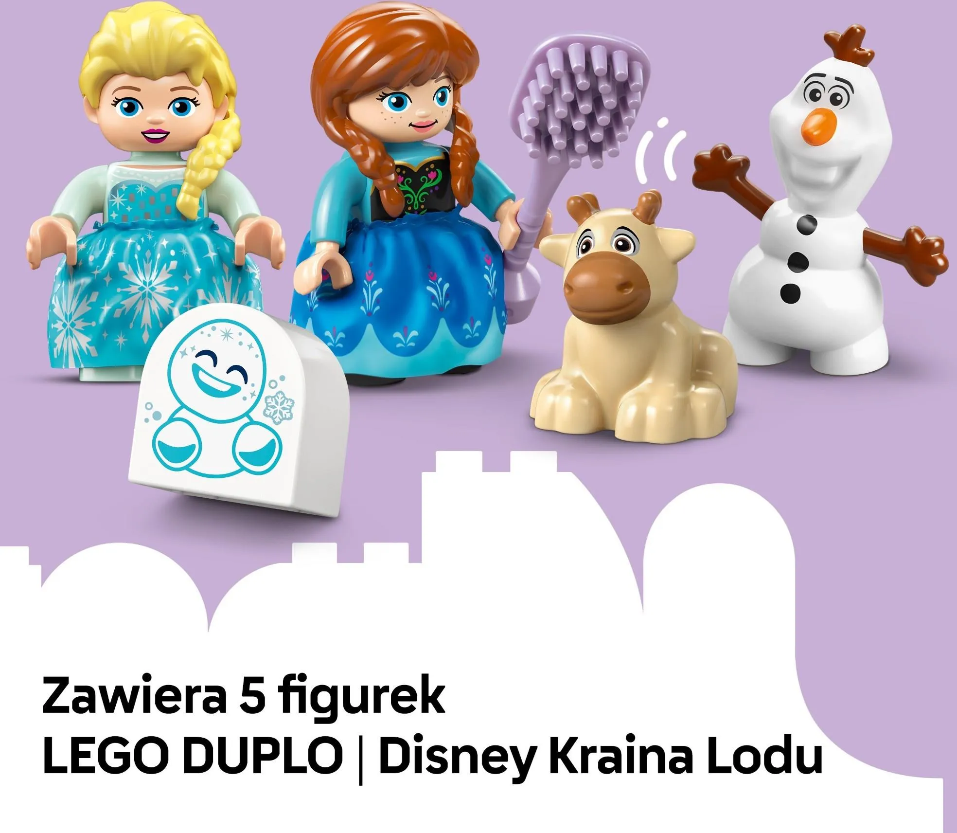 Конструктор LEGO DUPLO Disney 10455 Вечеринка Анны и Эльзы в ледяном замке